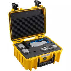 B&W Outdoor Case 3000 DJI Air 3 kopterilaukku - Keltainen