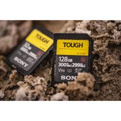 Sony 128GB SF-G Tough Series UHS-II (V90, Read: 300Mt/s, Write: 299Mt/s)