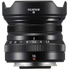 FujiFilm XF 16mm f/2.8 R WR -objektiivi - Musta