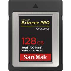 Sandisk Extreme Pro 128GB CFexpress (Write:1200mb/s, Read: 1700mb/s) muistikortti