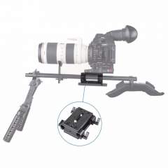 SmallRig 1798 Baseplate with Dual 15mm Rod Clamp -kiinnityslevy