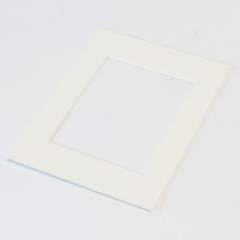 Focus Passepartout 40x50cm suorakaide paspatuuri - White