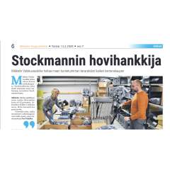 Pääsimme lehteen! Olemme Stockmann Online Partner