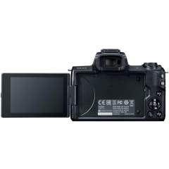Canon EOS M50 + EF-M 15-45mm IS STM Kit - Musta