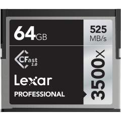 Lexar 64GB Professional 3500x CFast 2.0 (Write: 445MB/s)