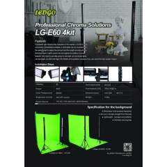 LedGo E60 LED Valaisupaketti (4kpl Strip Light, 2kpl jalusta)