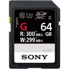 Sony SDXC 64GB SF-G Series UHS-II Muistikortti + kortinlukija