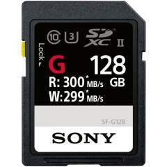 Sony SDXC 128GB SF-G Series UHS-II Muistikortti + kortinlukija