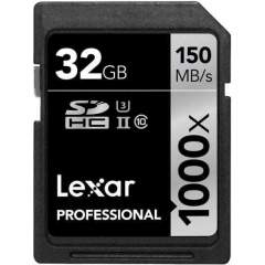 Lexar Professional 32GB SDHC UHS-II (1000x, 150Mb/s)