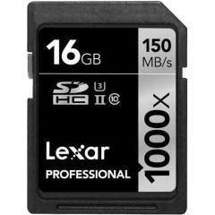 Lexar Professional 16GB SDXC UHS-II (1000x, 150Mb/s)