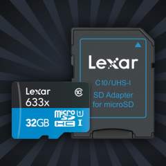 Lexar High-Performance 32GB microSDHC UHS-I (633x)