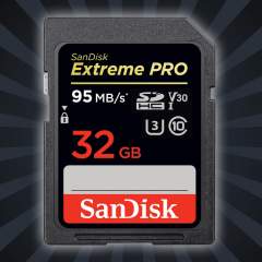 SanDisk Extreme Pro 32GB SDHC (95MB/s) UHS-I (U3 / V30) muistikortti