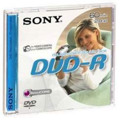 Sony DVD-R 8cm 2.8GB / 60min (kaksipuolinen)