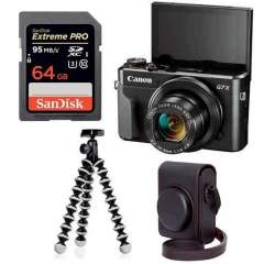 Vlog-Kit: Canon G7 X Mark II + Gorillapod + Muistikortti + laukku