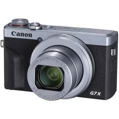 Canon PowerShot G7 X Mark III -digitaalikamera (hopea)