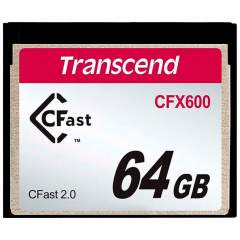 Transcend 64GB CFX600 CFast 2.0 (Write: 250MB/s) -muistikortti