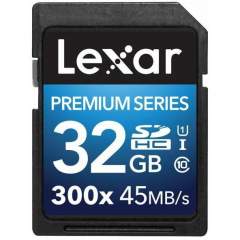 Lexar 128GB Premium II SDHC UHS-I (300x - R45/W20)
