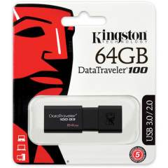 Kingston 64GB USB 3.0 Datatraveler 100 -muistitikku