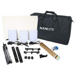 Nanlite Compac 20 tuotekuvaussetti 3 valolla