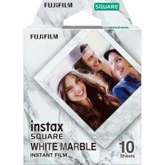 Fujifilm Instax Film Square (10 kuvaa) pikafilmi - White Marble