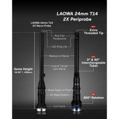 Laowa 24mm T14 2X PeriProbe Cine (L-mount) -objektiivi
