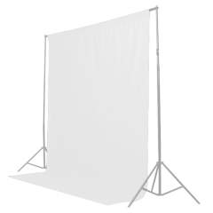 Caruba Backdrop Fabric 2x3m -taustakangas - Valkoinen