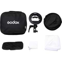 Godox S2 Bracket Bowens + Softbox 60x60cm + Grid