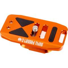 3 Legged Thing Base 70 PD (Peak Design) pikakiinnityslevy -Oranssi