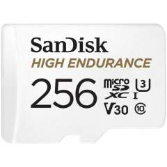 Sandisk High Endurance (U3 / Class 10 / V30) 256GB microSDXC muistikortti