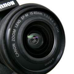 (Myyty) Canon EOS M50 + 15-45mm (käytetty) (takuu 7/2022 asti)