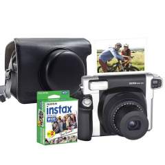 Fujifilm Instax Wide 300 Musta pikafilmikamera + laukku ja filmipaketti