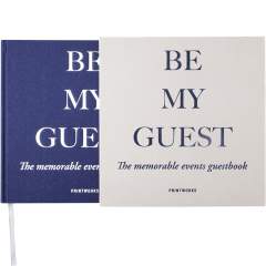 Printworks Guestbook -vieraskirja/albumi (tummansininen/harmaa)