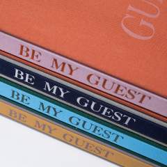 Printworks Guestbook -vieraskirja/albumi (vaaleanpunainen/oranssi)