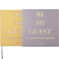 Printworks Guestbook -vieraskirja/albumi (keltainen/beige)