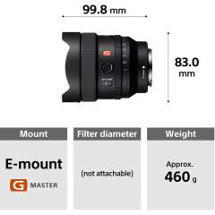 Sony FE 14mm F1.8 GM -objektiivi + 200€ vaihtohyvitys