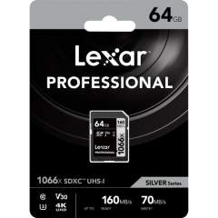 Lexar Professional 64GB SDXC UHS-I (1066x, 160Mb/s) -muistikortti