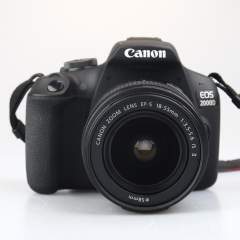 Canon EOS 2000D + 18-55mm IS II (SC: 2747) (käytetty) (takuu)