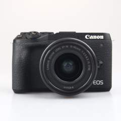 Canon EOS M6 Mark II + EF-M 15-45mm (SC 11000) (käytetty)