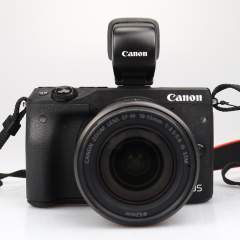 Canon EOS M3 + EF-M 18-55mm (käytetty)