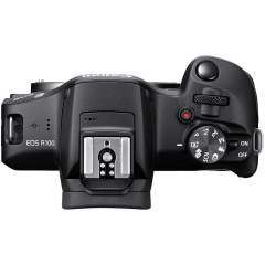 Canon EOS R100 + RF-S 18-45mm + 55-210mm järjestelmäkamera kit