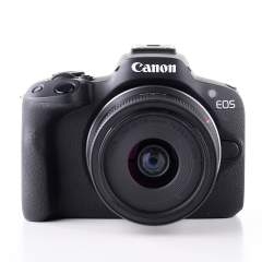 (Myyty) Canon EOS R50 + 18-45mm (SC max 1000) (käytetty)