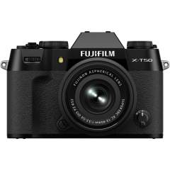 Fujifilm X-T50 + XC 15-45mm OIS PZ Kit - Musta