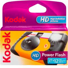 Kodak Power Flash -kertakäyttökamera 27+12 kuvan filmillä