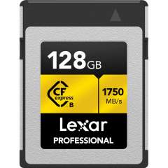 Lexar CFexpress 128GB Pro Gold (R1750 / W1500) -muistikortti