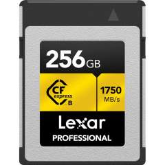 Lexar CFexpress 256GB Pro Gold (R1750 / W1500) -muistikortti