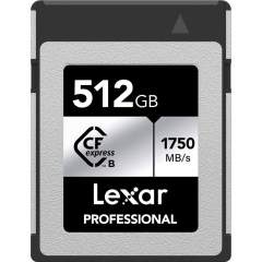 Lexar CFexpress 512GB Pro Silver Serie (R1750 / W1300) -muistikortti