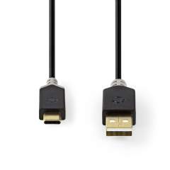 Nedis USB-A > USB-C kaapeli 1m