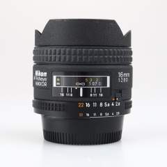 Nikon AF Fisheye Nikkor 16mm f/2.8 D (käytetty)