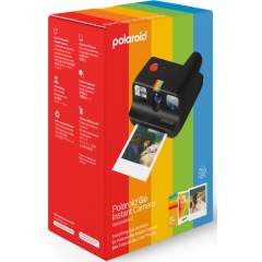 Polaroid Go Gen 2 + E-Box -pikakamera + filmipaketti - Musta