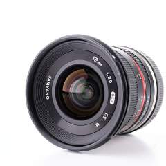 (myyty) Samyang 12mm f/2.0 NCS CS (Canon EF-M) (käytetty)